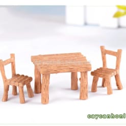 Bộ bàn ghế gỗ mini